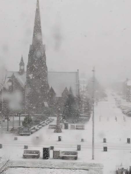 We've got snow!