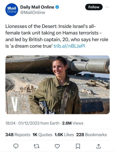 Brits fighting in Israel
