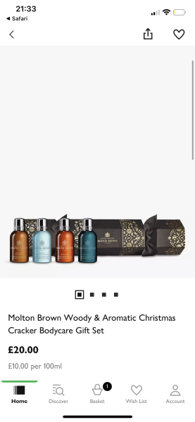 Secret Santa toiletry gift for 20 something man