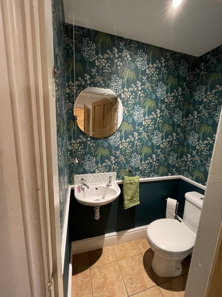 Suggestions for different wallpaper for a small downstairs loo
