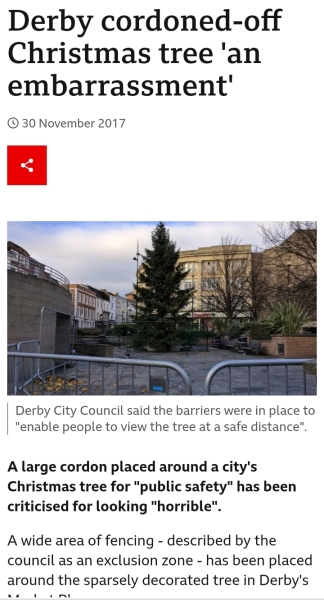Is this the most rubbish tree you’ve seen in a town?