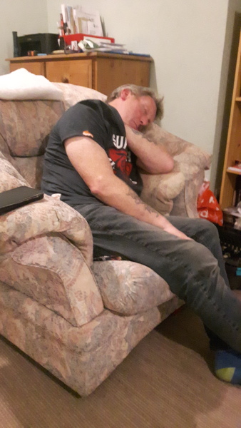 “I wasn't asleep”