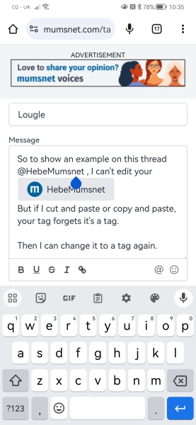 We've talked about this before...name tags unusable