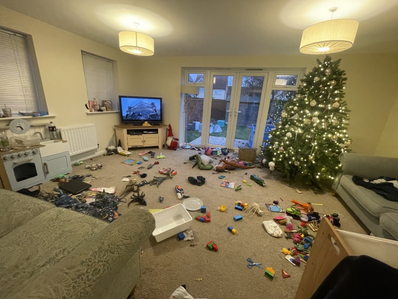 To ask you to show me your normal home…