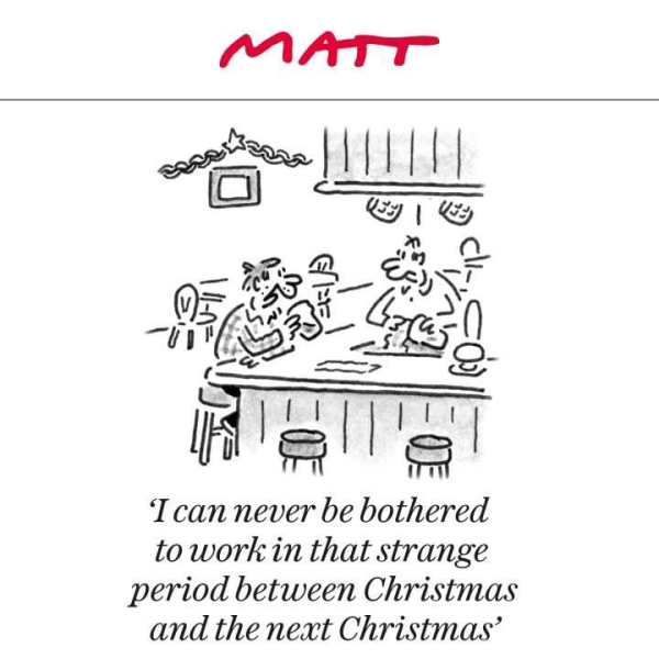Filling the dead zone between Christmas and New Year?