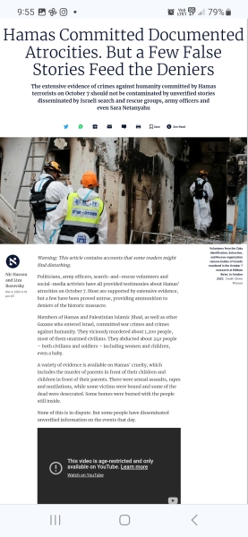 Horrors of violence towards women on October the 7th suppressed