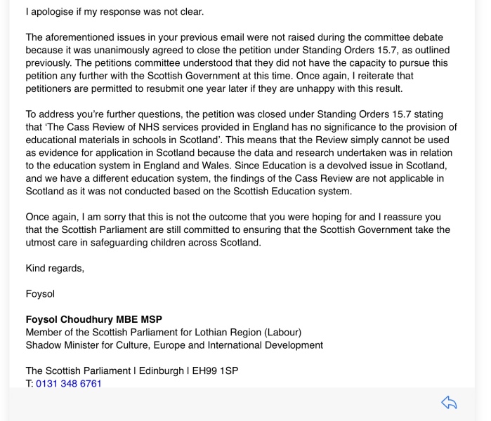 Scottish Government closes petition to axe controversial school trans guidance