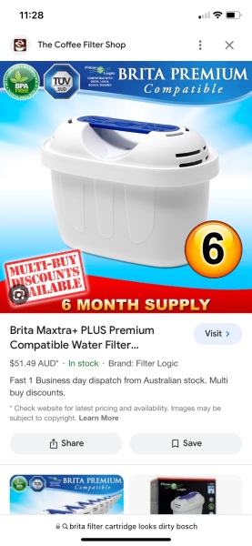 Brita Filter Cartridge looks dirty