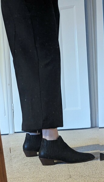 Which length trousers for night out tonight?