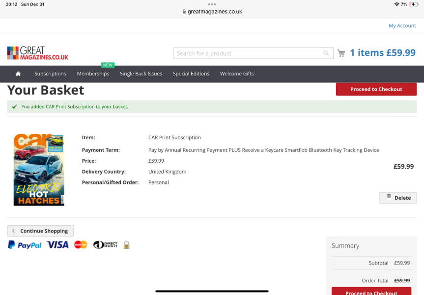 Really pissed off about this magazine subscription