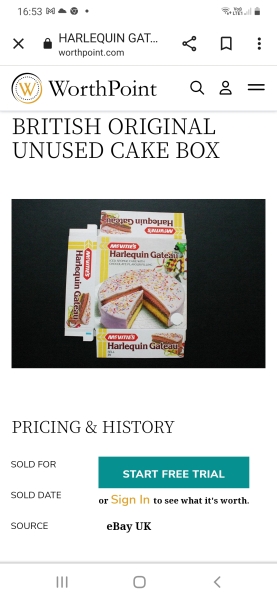 McVities Tunis cake - what's the best alternative?