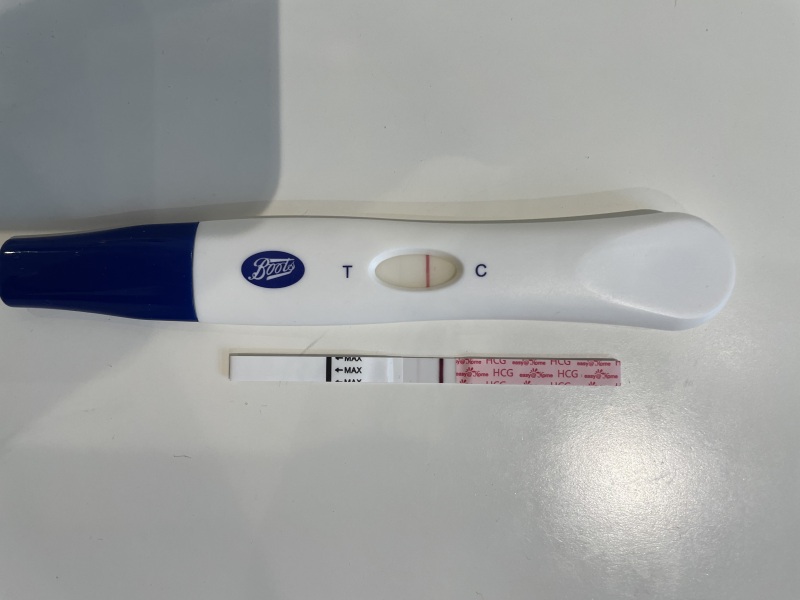 Extremely faint line help - boots test
