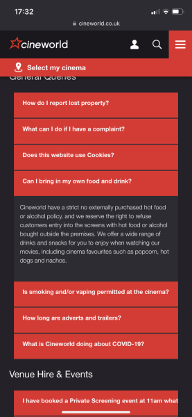 To sneak McD's into the cinema