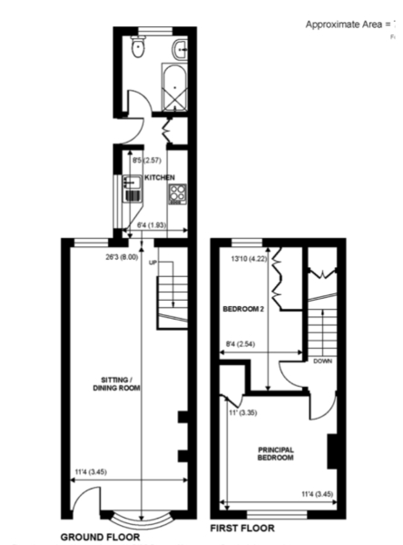 Cottage with a downstairs bathroom only. Leave it?