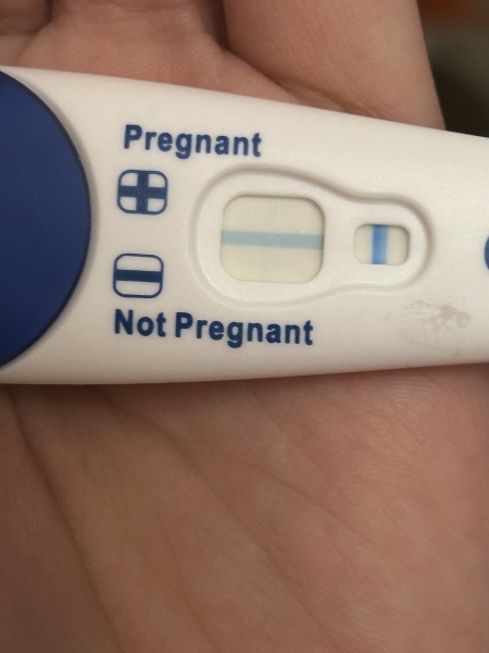 Faint positive Clear Blue