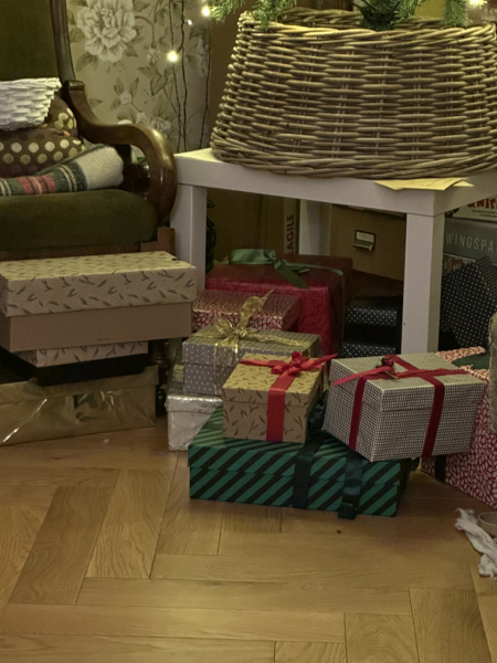 To not see the point of wrapping presents?