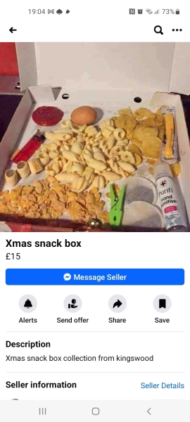 Homemade Christmas tat for sale....