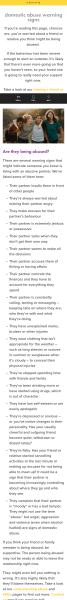 Abusive relationship - what are the red flags?