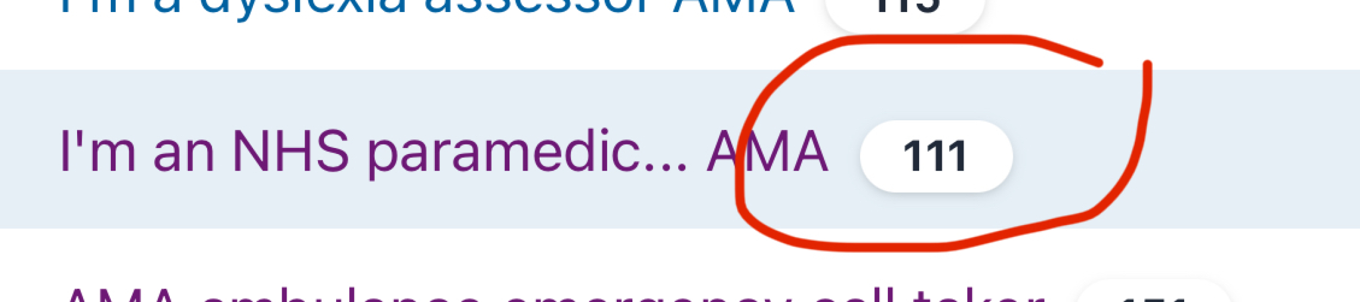 I'm an NHS paramedic... AMA