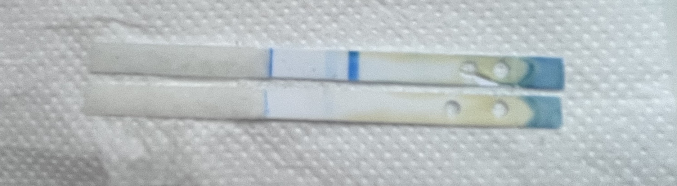 Inside of a clear blue digital weeks indicator test help!