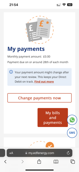 Edf switch - how long will it take for me to have an updated bill?