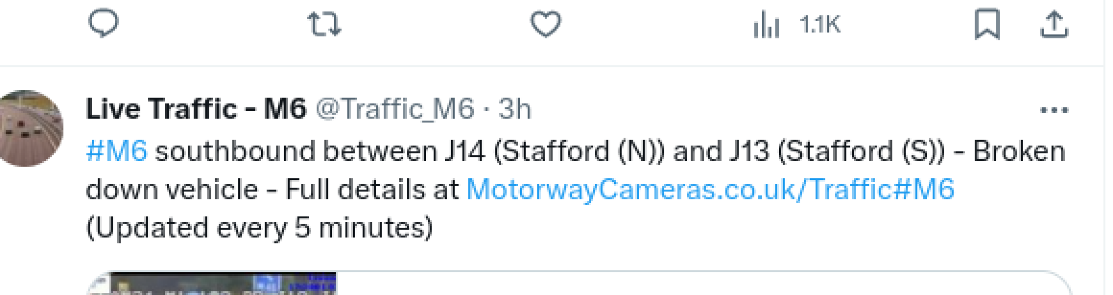 Worried someone travelling to me has been in an accident