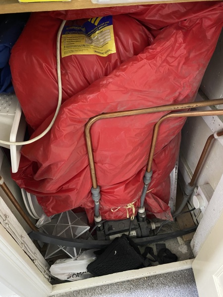 Hot water really hot and bathroom radiator randomly coming on (with pics)