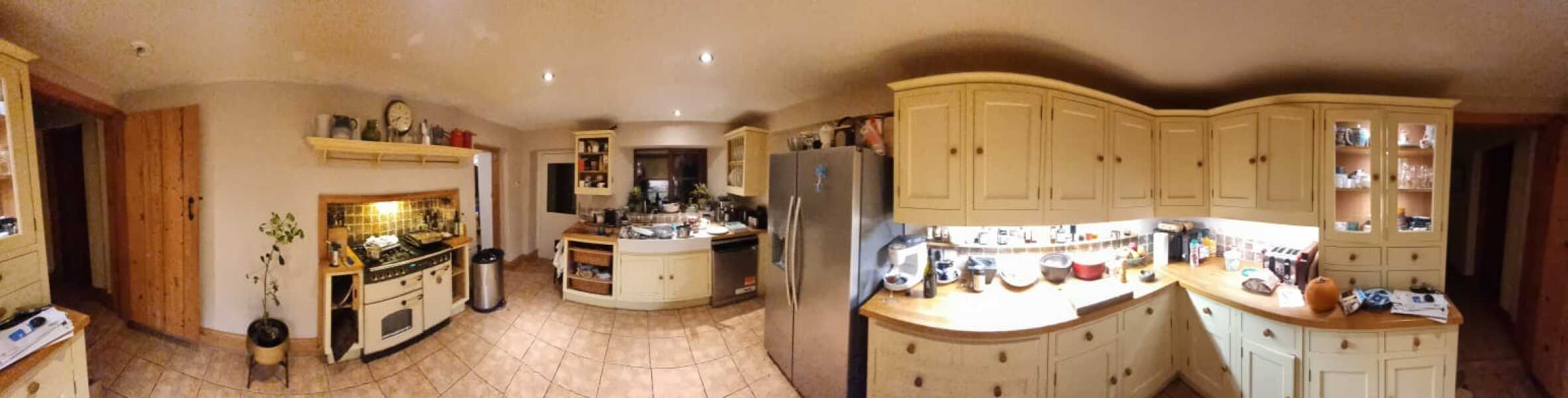 To ask you to show me your normal home…
