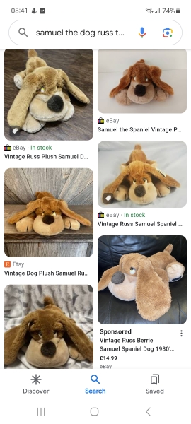 Looking for an old toy dog