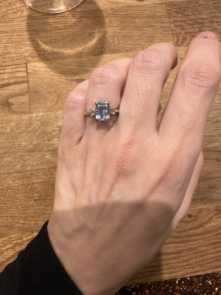 I think my partner is going to propose tomorrow...