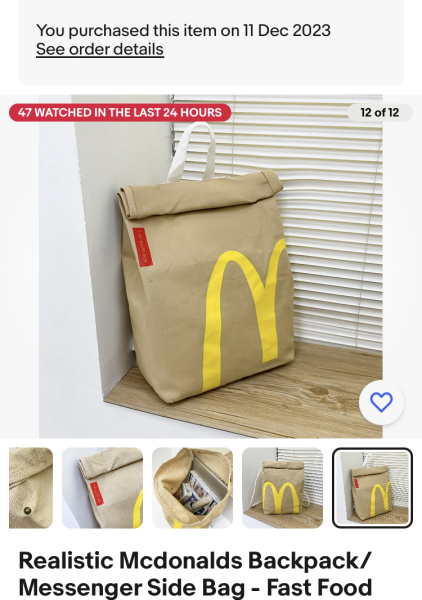 What’s that thing called when you go mad and buy crap??