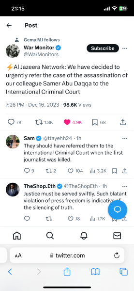 Journalists on the ground in Gaza