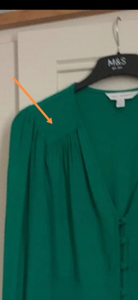 Seamstresses - help me to describe this shoulder!