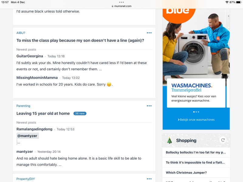 I keep getting Dutch and German adverts at the side of the page