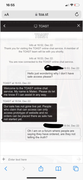 Toasties enjoying sale buys and waiting for Santa