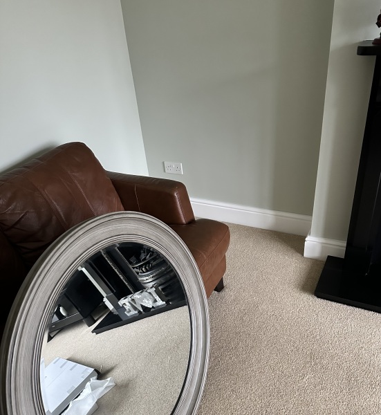 Styling Advice - Light fitting, mirror, cushions, inexpensive piece of furniture to put a lamp on etc