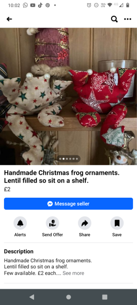 Homemade Christmas tat for sale....
