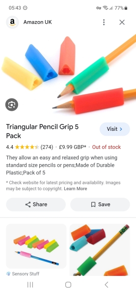 Nearly 4 year old DD not holding pen properly