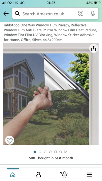 Blinds or window privacy film?