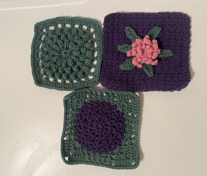 Woolly Hugs. Sad news we are afraid. Making a Blanket for lovely Mowly77's family