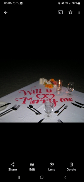 How did you propose/your DP propose to you?