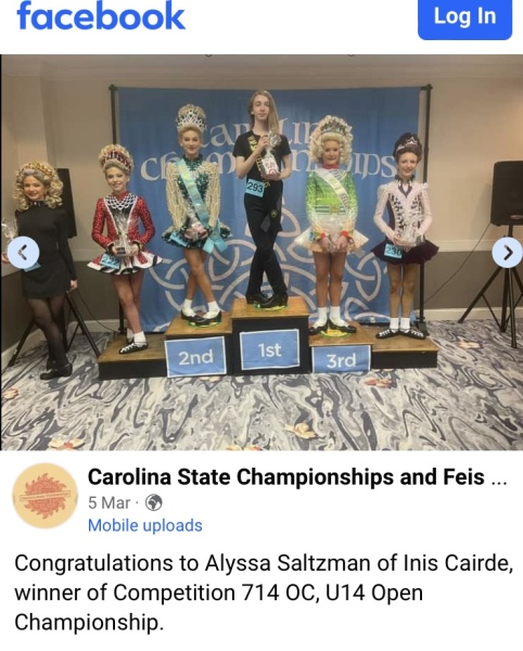 It's started in Irish dancing too. 14 year old trans child wins world qualifying event