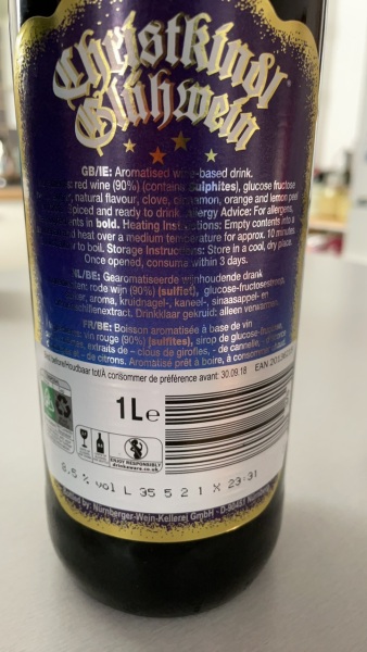 Out of date Gluhwein