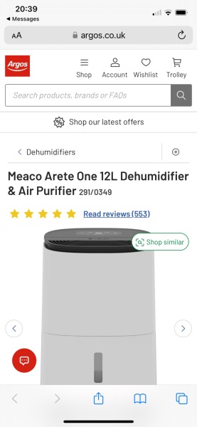 Does anyone have this Meaco Dehumidifier?