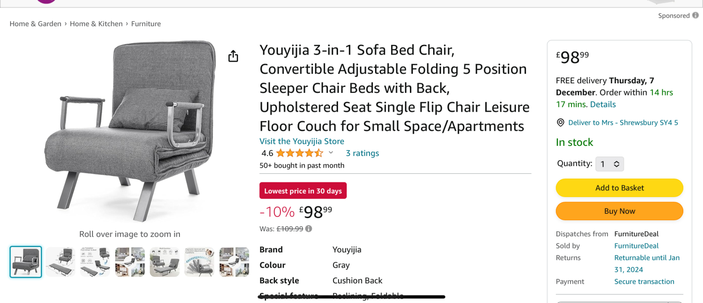 Blow up bed for MIL?