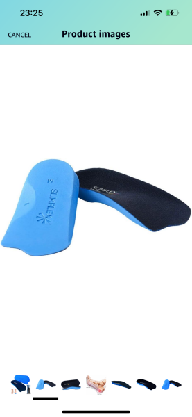 Insoles for plantar fasciitis
