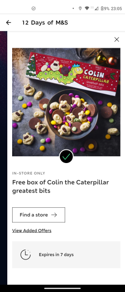 M&S Sparks 12 Days of Christmas