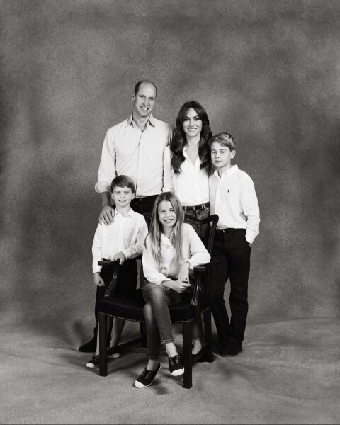 Wales family Christmas card