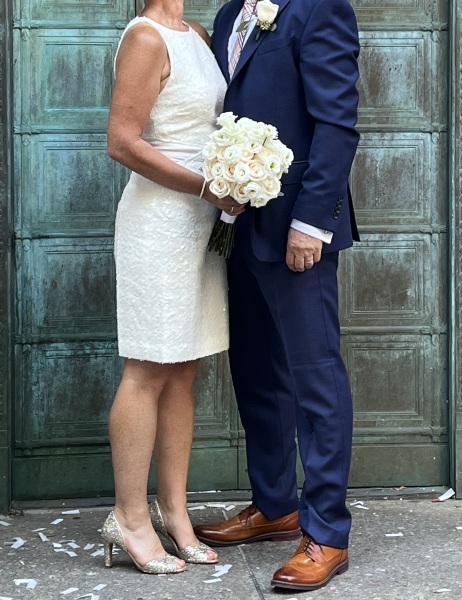 Talk to me about your dress for your second wedding…
