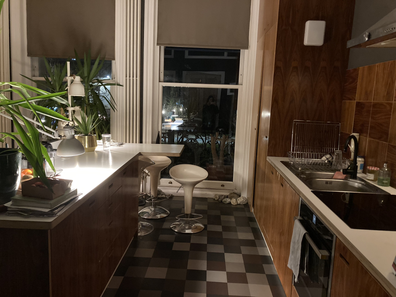 To ask you to show me your normal home…